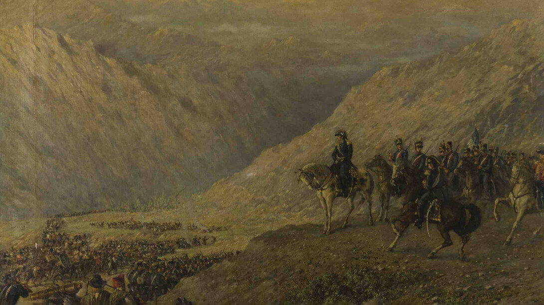 Augusto Ballerini, El cruce de la Cordillera de los Andes (1890). La historia hispanoamericana muestra cómo algunas de sus figuras más influyentes convirtieron la fragilidad corporal en una fuente inesperada de fortaleza interior
