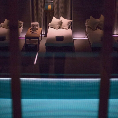 Area relax e piscina