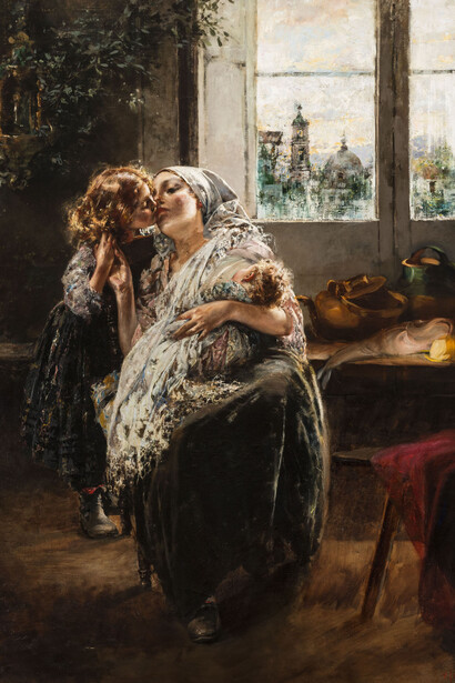 Vincenzo Irolli, Gioie materne, 1890 circa