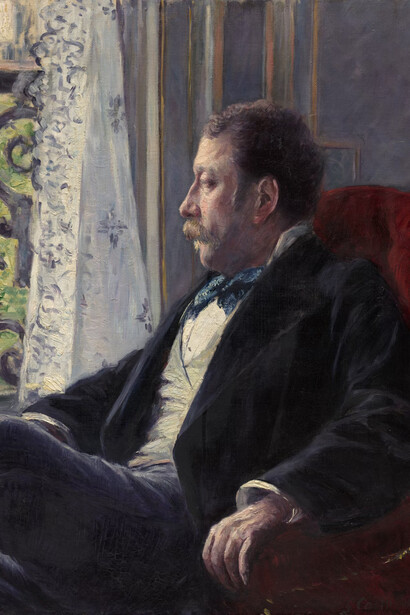 Gustave Caillebotte, Portrait of a man, 1880. Courtesy of the Art Institute of Chicago