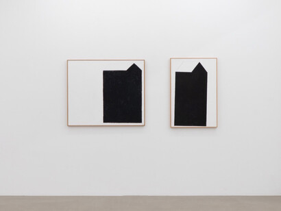 Horst Antes, Keine paare, keine gruppen, ausstellungsansicht. Mit freundlicher genehmigung von Meyer Riegger