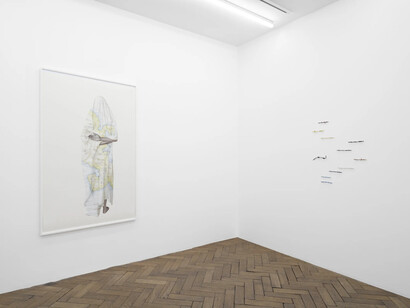 Ishita Chakraborty, East is everywhere, exhibition view. Courtesy of Galerie Peter Kilchmann