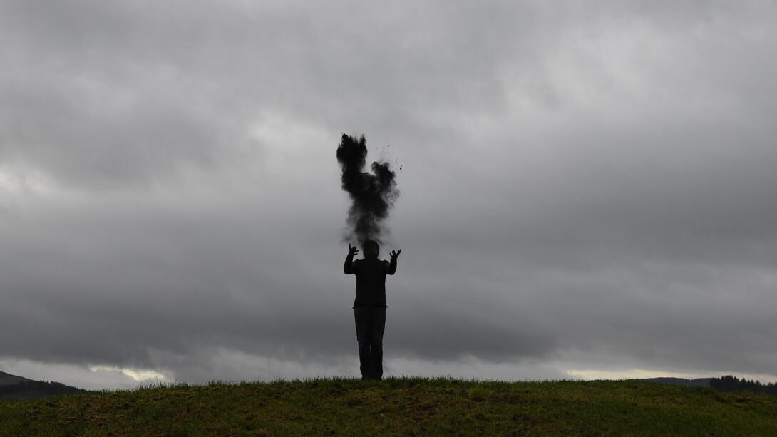 Chestnut Stalk Screen. Crushed
charcoal from one of three fires.
Whitchurch, Napa, San Francisco.
Thrown in Dumfriesshire, Scotland. 12
January 2022, 2022
Unique Archival Inkjet Prints
5 images, 16.5 x 24.5 inches each
Credit:
Courtesy of the artist and Haines Gallery,
San Francisco