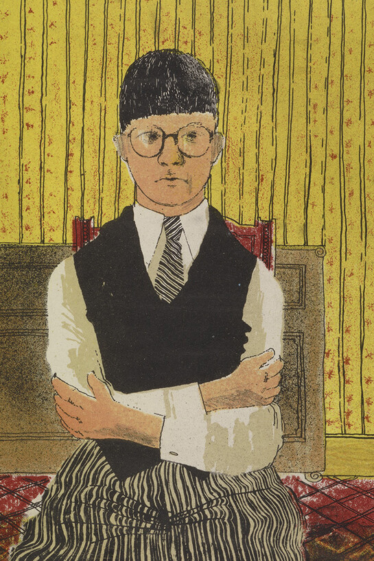 Happy Birthday, Mr. Hockney. Courtesy of J. Paul Getty Museum