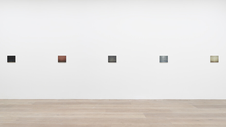 Lucas Arruda, Exhibition view. Courtesy of David Zwirner 