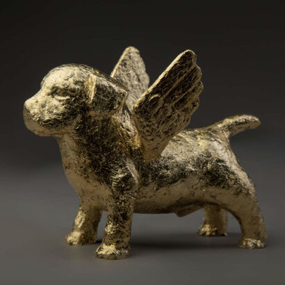 Alfiz Sabirov, Heavenly Dog, 2023. Courtesy of Andakulova Gallery