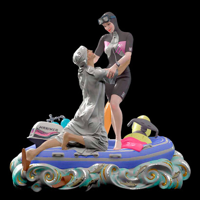 Mare Mediterraneum. Courtesy of Galeria Senda