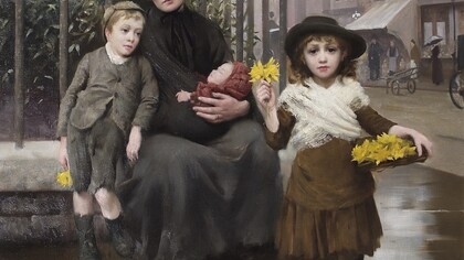 La situación actual de la infancia en Chile parece incluso peor que en la terrible Inglaterra victoriana: «La pizca de la pobreza» (1891), Thomas Benjamin Kenningtons