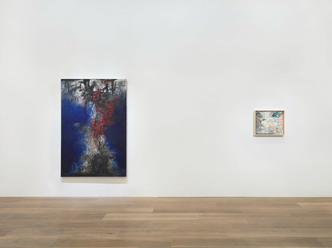 Zao Wou-Ki, Exhibition view. Courtesy of Lévy Gorvy 