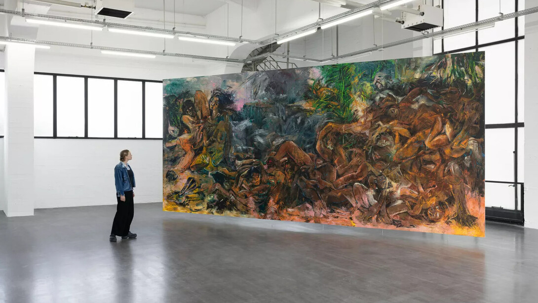 Christopher Kulendran Thomas, Safe Zone, vue de l'exposition. Avec l'aimable autorisation de WIELS