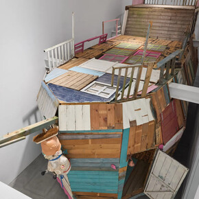 Dominic Watson, Vinegar and piss, exhibition view. Courtesy of the Sunday Painter