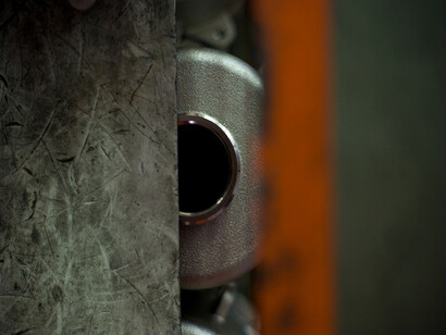 Jill Mathis, Industria, stampa fine art GiclŐe montata e incorniciata in alluminio, 120x90 cm, 2014 (n°2)
