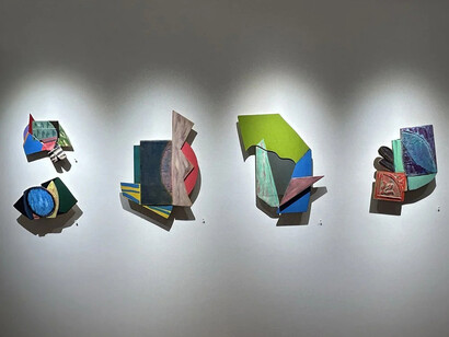 Various artists, Material evidence, exhibition view. Courtesy of Carter Burden Gallery