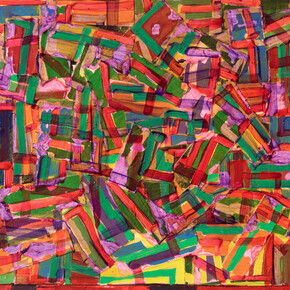 Rick Lowe, Refuge studies 1, 2024. Avec l'aimable autorisation de Gagosian