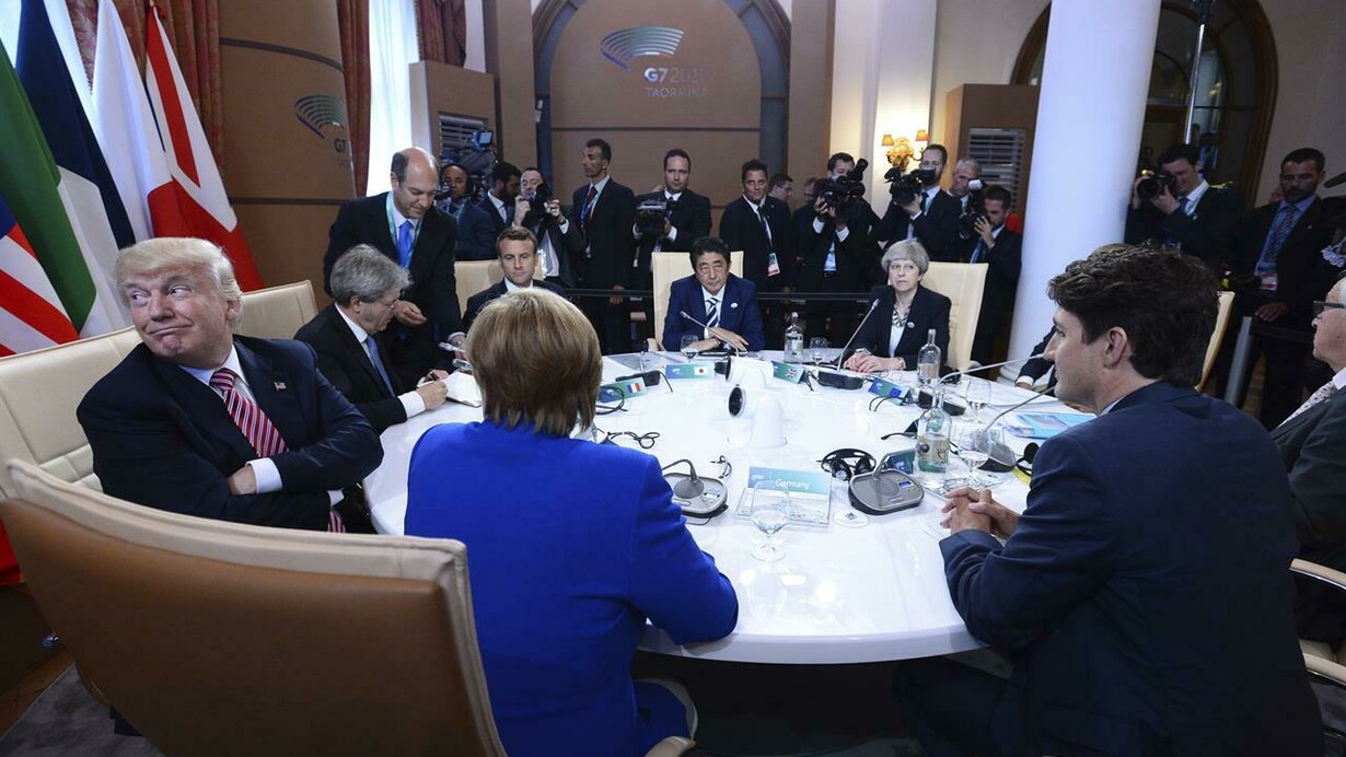 Reunión de líderes del G-7 en Taormina