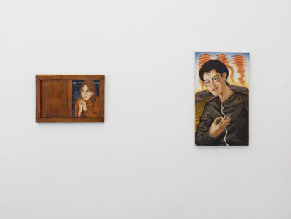 Michele Cesaratto, Journey to the west, exhibition view. Courtesy of 56 Henry