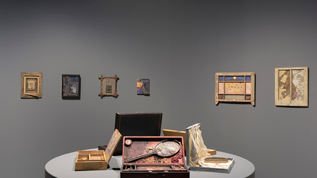 Betye Saar. Uneasy Dancer, Exhibition view. Courtesy of Fondazione Prada