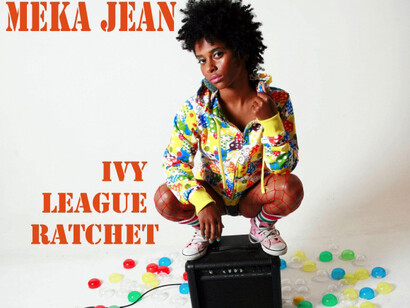 Tameka Norris aka Meka Jean, Ivy League Ratchet, CD cover image, 2016.