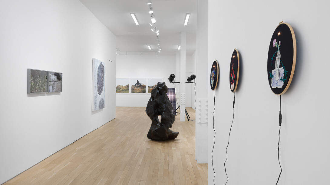 Installation View, Crude Gratitude, 2024. Photo by Inna Svyatsky. Courtesy of Bienvenu Steinberg & J