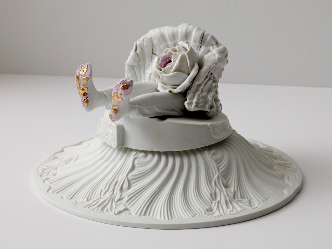 Arlene Shechet, Dancing Girl with Two Right Feet (detail), 2012. Courtesy of The Frick