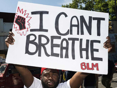 No puedo respirar, funesta frase asociada con la muerte de decenas de personas y ahora símbolo del movimiento BLM