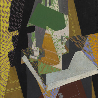 Juan Gris, "Lampada", (1916), Philadelphia Museum of Art, USA. Juan Gris era più romantico e cercava l'emozione che corregge la regola