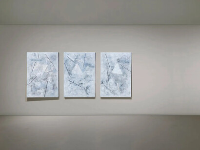 Ouhi Cha, Strata of being, an existential odyssey, exhibition view. Courtesy of Johyun Gallery