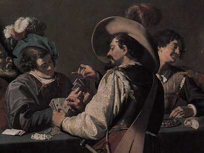 "Los jugadores de cartas", Theodoor Rombouts