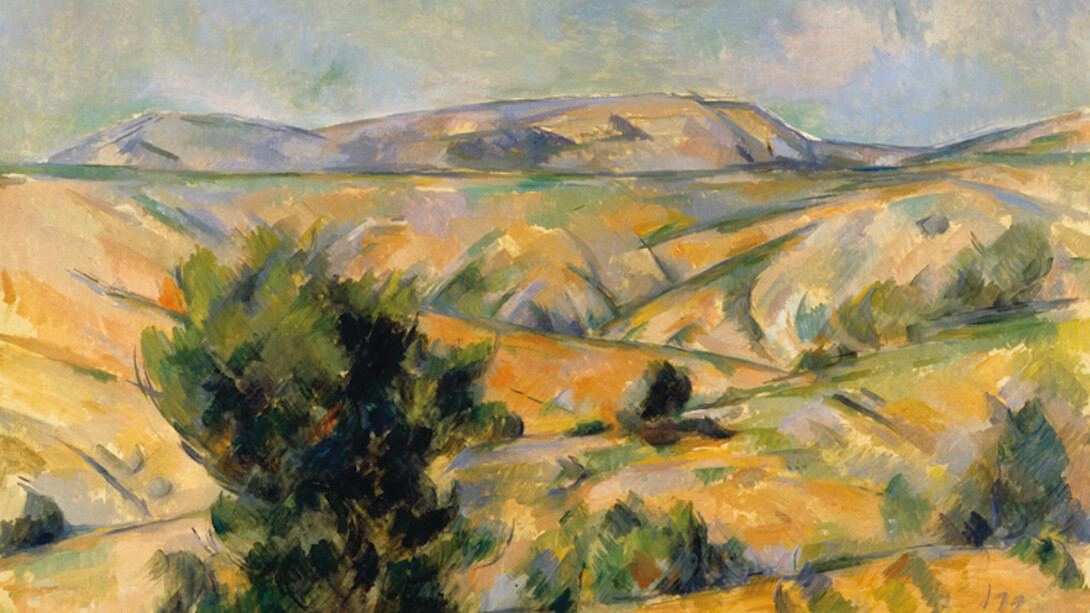 Paul Cézanne, "Mont Saint-Victoire Seen from Gardanne," 1892-95. Courtesy of Yokohama Museum 