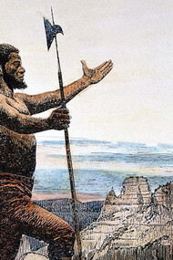 Estevanico, shown in this painting, was renowned for his ability to communicate with Native American tribes, mastering several indigenous languages during his travels