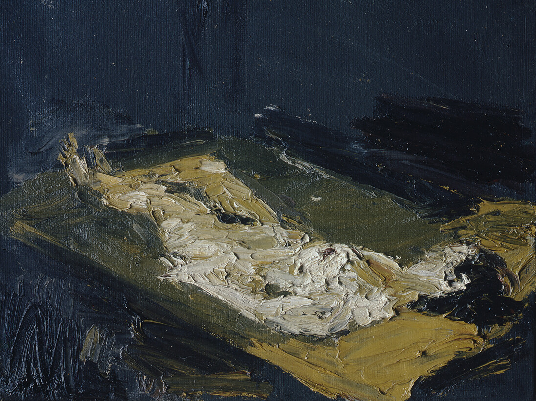 Frank Auerbach, E.O.W. Nude Lying on her Back, 1959 © Frank Auerbach, courtesy Marlborough Fine Art