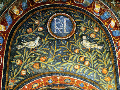 Interior de la Capilla de San Andrea, Rávena