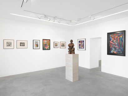 Ella Bergmann-Michel et Robert Michel, Ensemble nous construisions un nouveau monde, vue d'exposition. Avec l'aimable autorisation de la Galerie Eric Mouchet