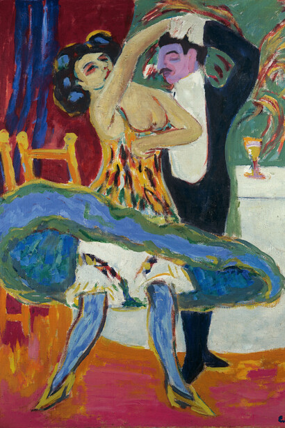 Ernst Ludwig Kirchner, Vaudeville theatre, 1909/1926. Courtesy of Städel Museum