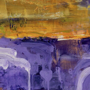 Vallée des Dieux, Suzon, oil paint on wood, 30 x 30 cm