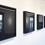 Diego Focaccio, Los archivos de la luz, vista de exhibición. Cortesía de Galería Xippas 