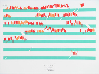 John Dombroski, Doctor, 2014, tape and ink on paper, 22 x 30 inches