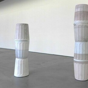 Clare Kenny, Ionic and Corinthian, 2011, Plaster, pigment, 75 x 70 x 30 cm
