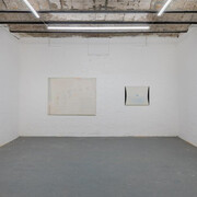 Riccardo Guarneri con Virgilio Guidi, Venezia, vista della mostra. Per gentile concessione di Galleria Michela Rizzo