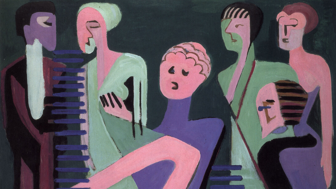 Ernst Ludwig Kirchner, Singer at the piano (detail), 1929. Mit freundlicher genehmigung des Kirchner Museums