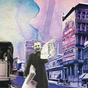 Yours Truly, Montréal multimedia show. Courtesy of Pointe-à-Callière