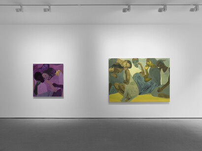 Tizta Berhanu, Love is a practice, exhibition view. Courtesy of Tiwani Contemporary