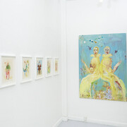 Maiken Lindhardt, Mirror of dreams, exhibition view. Courtesy of Galleri Christoffer Egelund