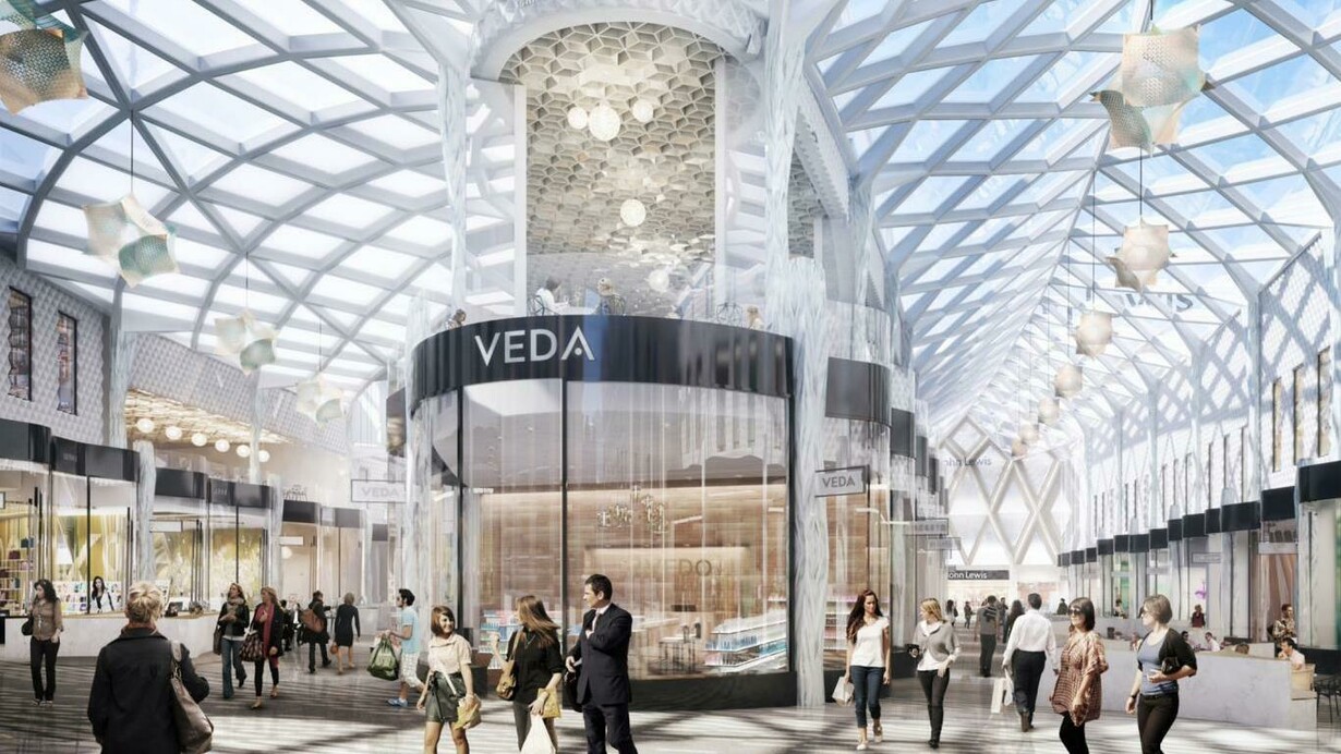 Galería de un centro comercial