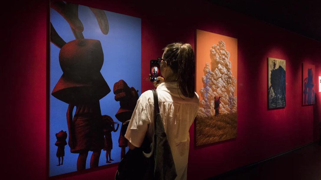 Lee Gihun, Masquerade. Pietà, exhibition view. Courtesy of Dorothy Circus Gallery