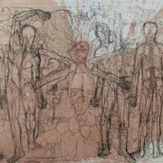 Hermann Nitsch, The last supper. Courtesy of the Nitsch Foundation 