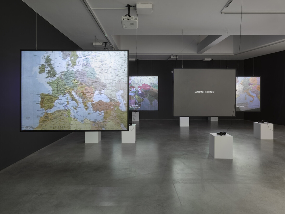 Bouchra Khalili, Exhibition view. Courtesy of Lisson Gallery