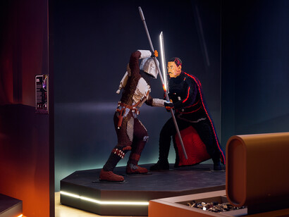 Lego Star Wars, the exhibition, exhibition view. Courtesy of Melbourne Museum