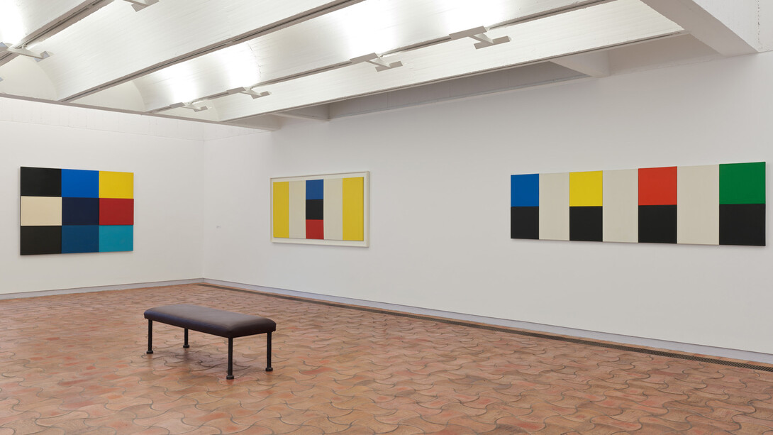 Ellsworth Kelly, Aux bords de l’eau, vue de l'exposition. Avec l'aimable autorisation de la Fondation Marguerite et Aimé Maeght