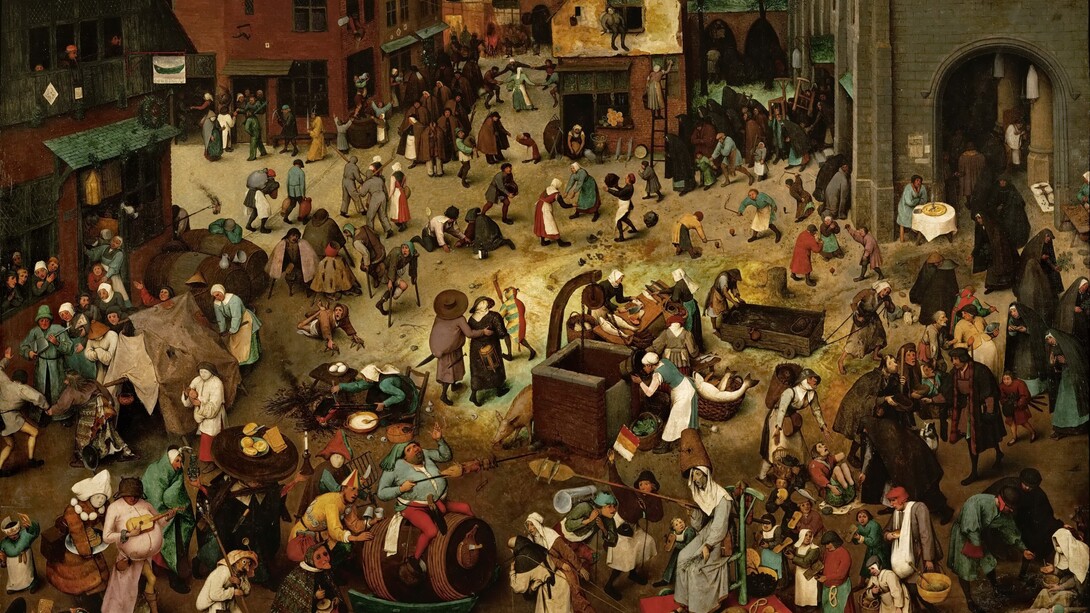 «El combate entre don Carnal y doña Cuaresma» (1559), Pieter Brueghel el Viejo
